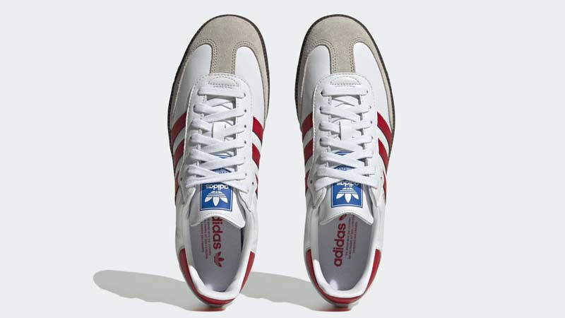 adidas Samba OG White Better Scarlet Middle