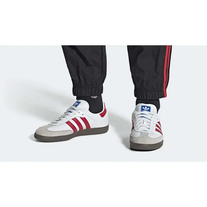 adidas Samba OG White Better Scarlet | Where To Buy | IG1025 | The