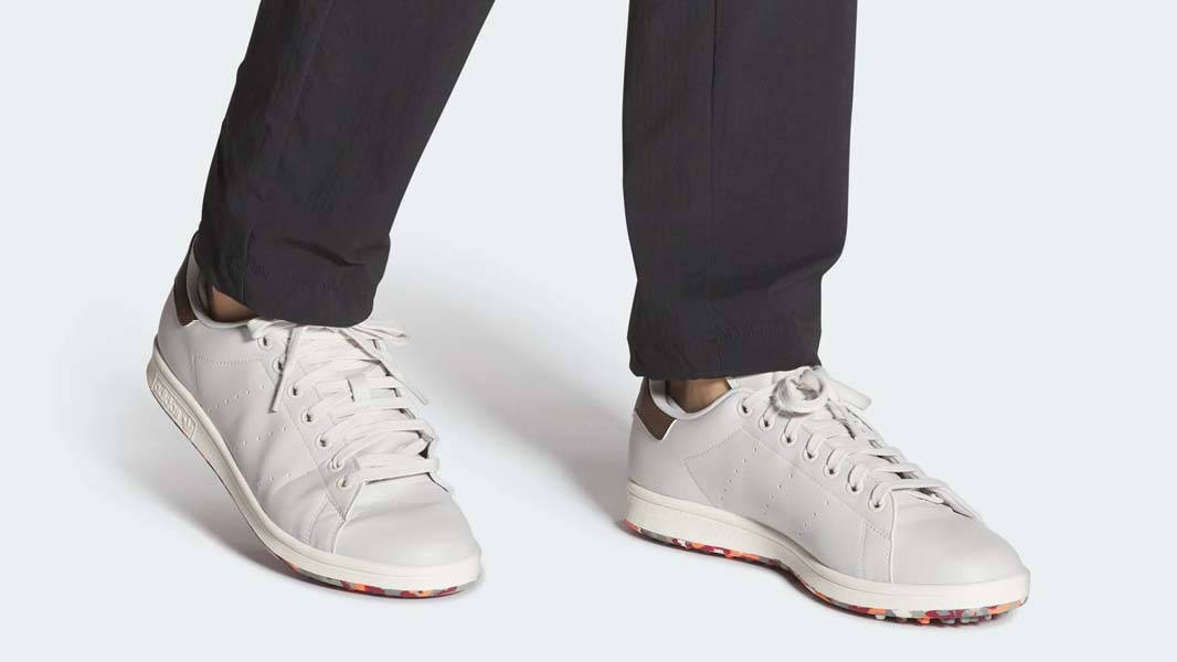 adidas Stan Smith Golf Grey On Foot
