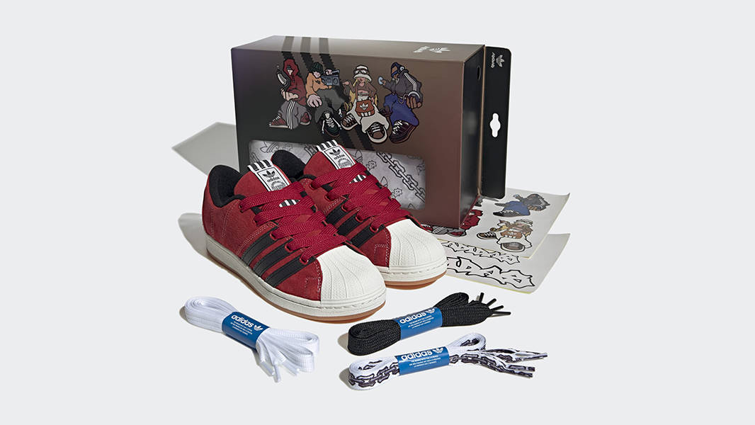 adidas Superstar Supermodified YNuK Power Red IE2176 Side