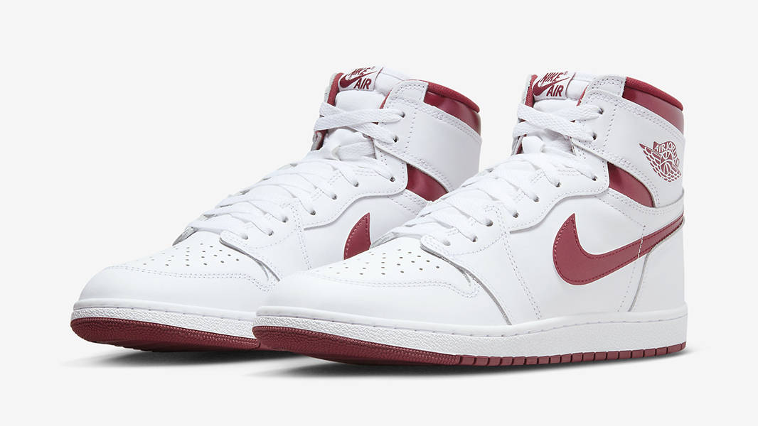 Jordan 1 store white metallic red