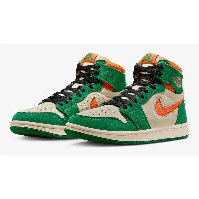 Green air hot sale jordans