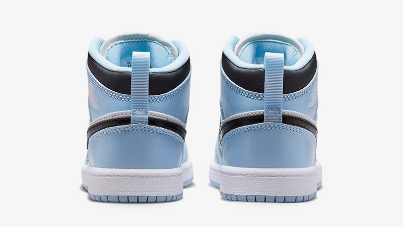 Air Jordan 1 Mid Pre-School Ice Blue 640737-401 Back