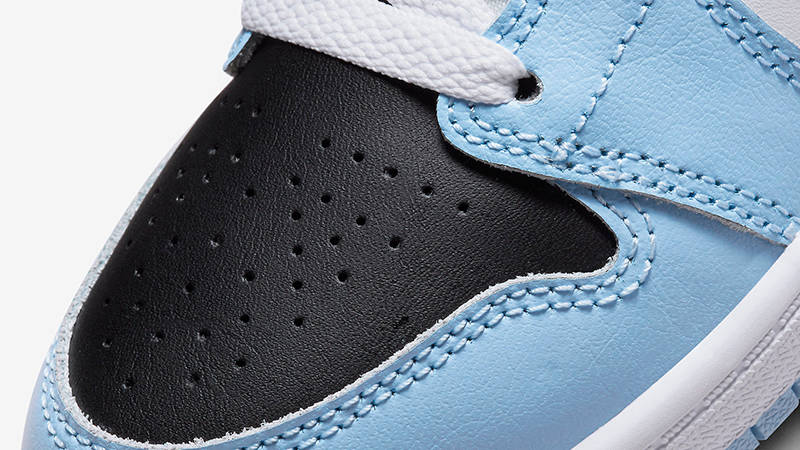 Air Jordan 1 Mid Pre-School Ice Blue 640737-401 Detail