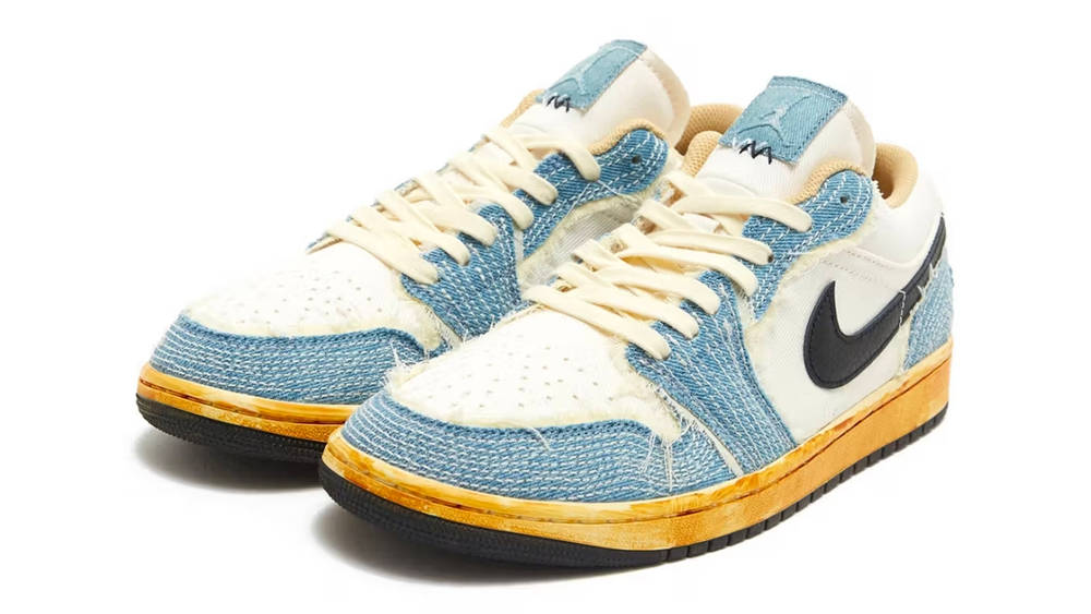 Image via Nike The Air Jordan 1 Low is the Next Silhouette to Get a "Sashiko" Rework
