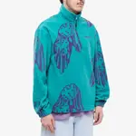 T-shirt Geometric Microfantasy Gris Rpym3040 Fleece Teal Purple Front