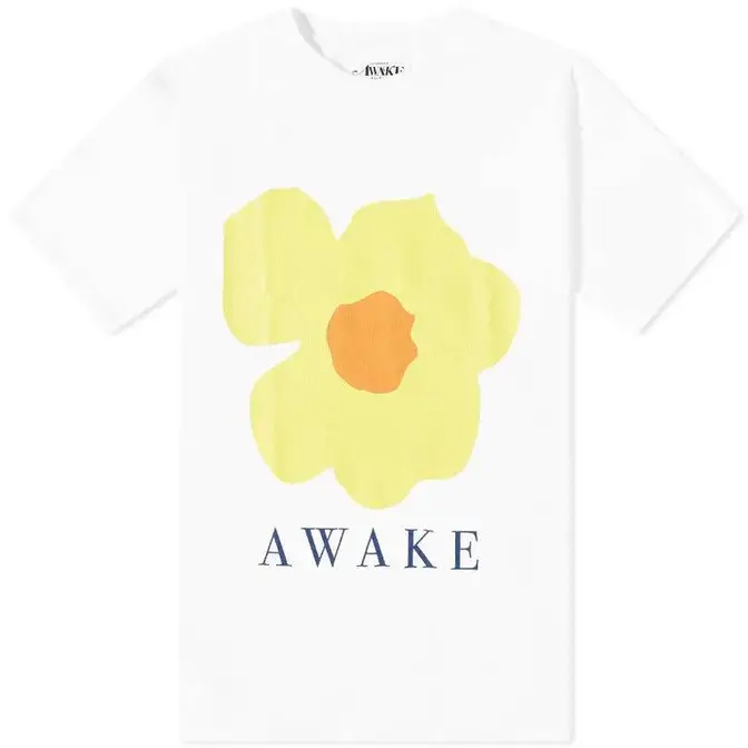 Awake NY Floral T-Shirt | Where To Buy | awk-sp23-ts007-whi. | The