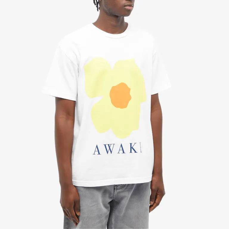 Awake NY Floral T-Shirt | Where To Buy | awk-sp23-ts007-whi. | The