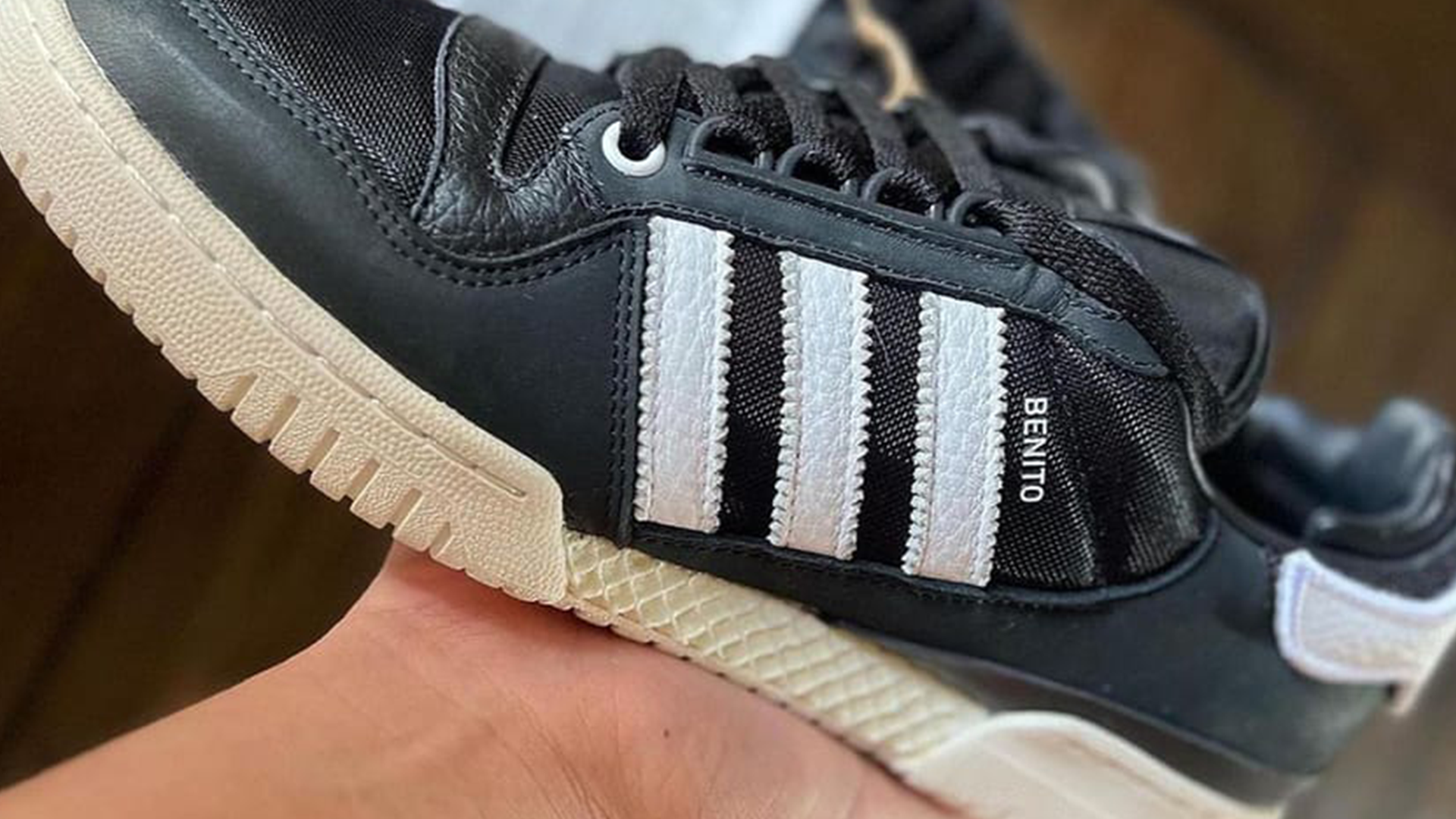 Bad Bunny x adidas Forum Low Powerphase Black White