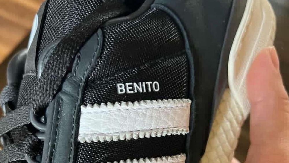 Image via youngviet23 Bad Bunny x adidas Forum Low Powerphase Black White
