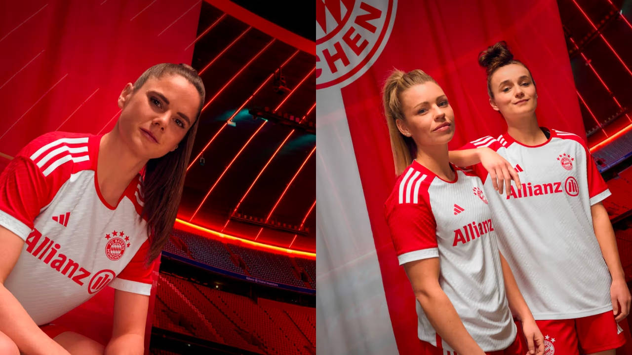 Bayern Munich's 2023/24 Home Jersey Flaunts a White and Red Pairing