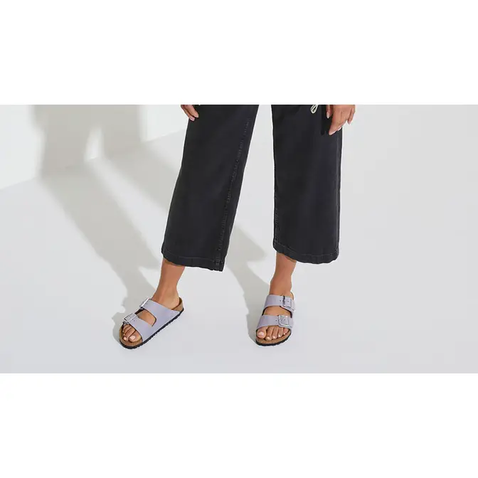 birkenstock arizona essentials purple fog
