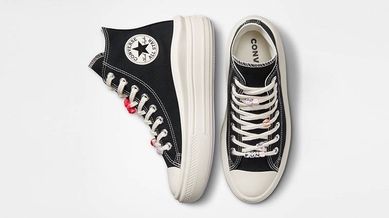 Converse Chuck Taylor Move Pop Words High Black A06097C Top