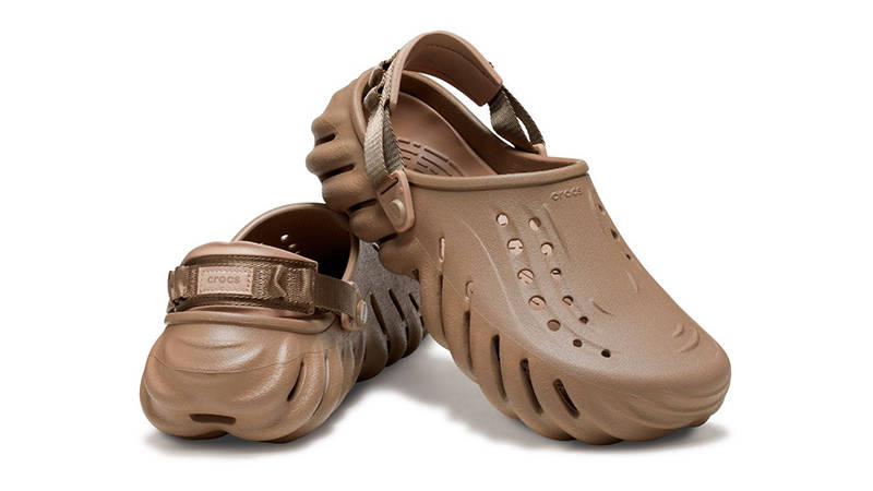 Crocs Echo Clog Khaki 207937260 Back