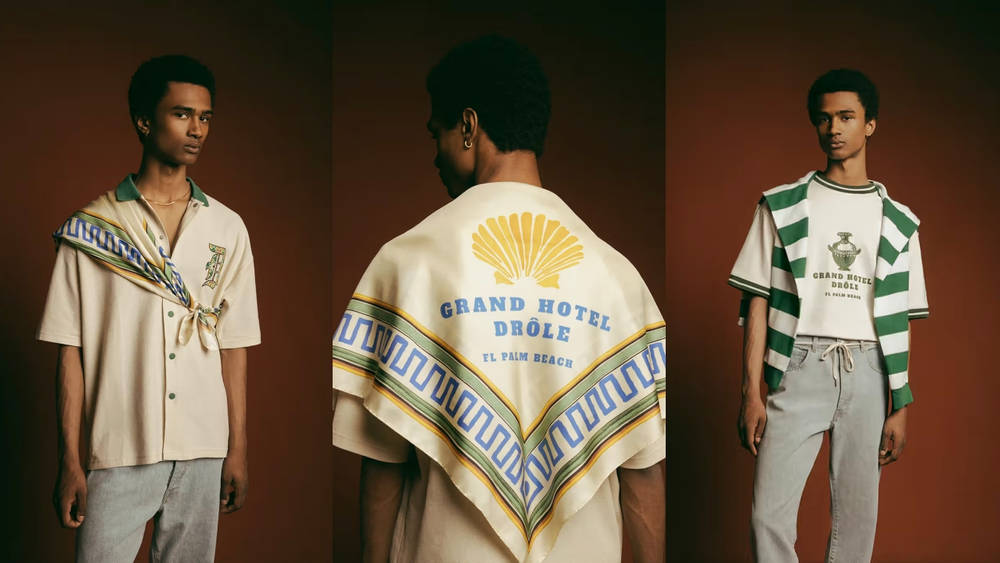 Image via Drôle de Monsieur Step into the '90s with the Drôle de Monsieur x Gergei Erdei Retro Leisurewear Capsule
