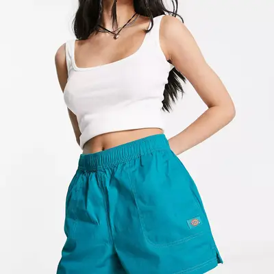 Dickies vale shorts in teal CO ORD