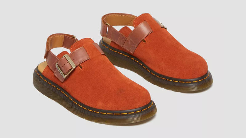 Dr. Martens Jorge 2 Slingback Mules Rust Tan 30762875 Side