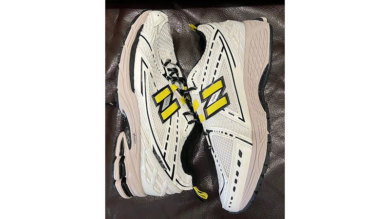 GANNI x New Balance 1906R White Yellow Side 2
