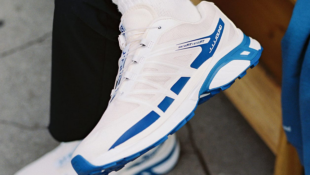 Image via JJJJound JJJJound x Salomon XT-Wings 2 Sail Blue