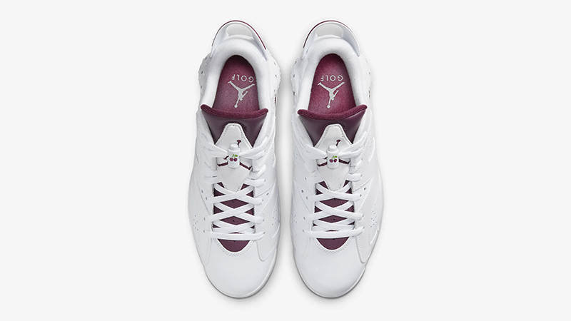 Air Jordan 6 Retro Low Golf NRG White Bordeaux | Where To Buy