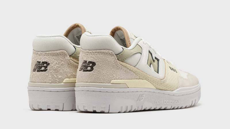 New Balance 550 Sea Salt Olive Back