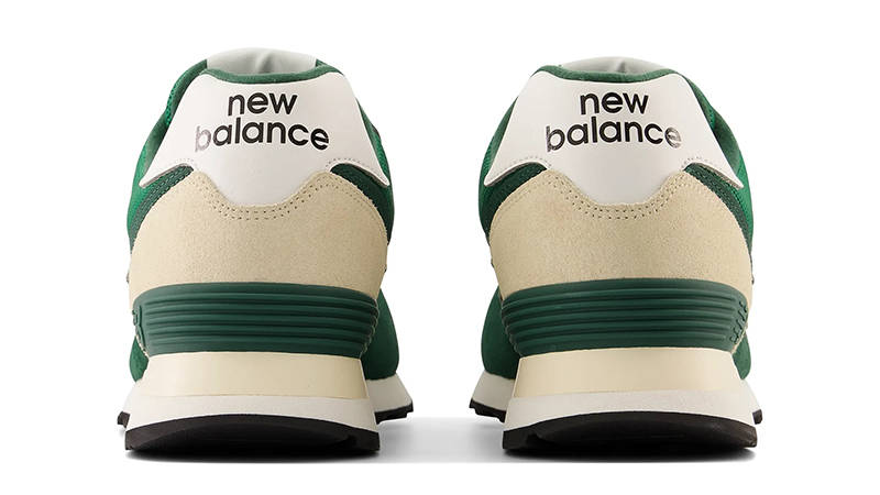 New Balance 574 Green Cream White U574MU2 Back