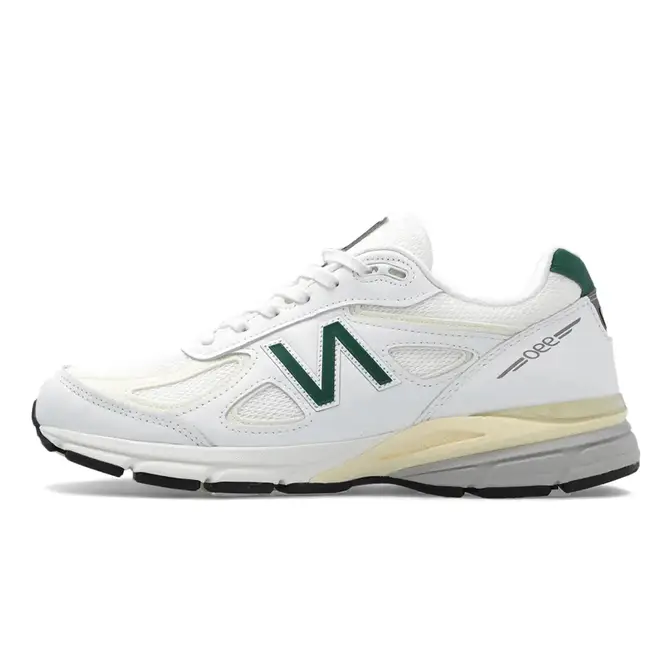 New Balance 990v4 Made in USA White Green | Where To Buy | U990TC4