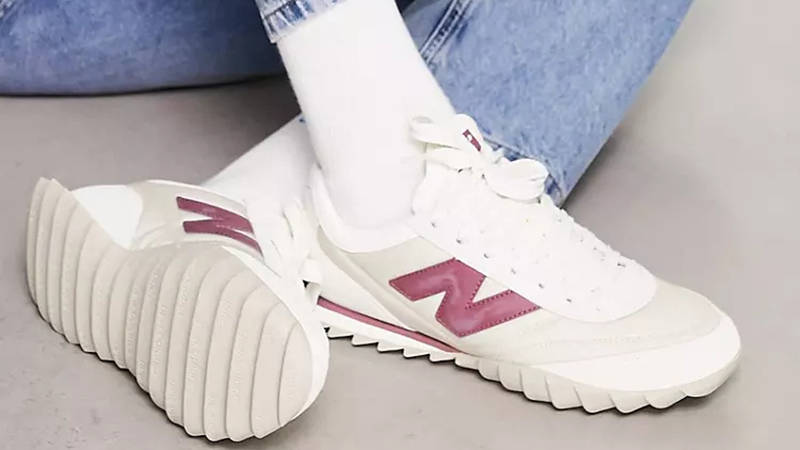 New Balance RC30 White Burgundy Front