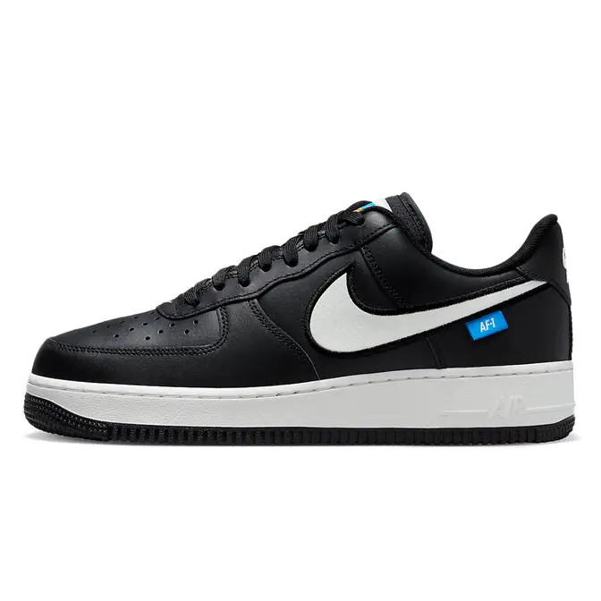 Nike Air Force 1 Low Black White Blue | Where To Buy | FN7804-001 | The ...