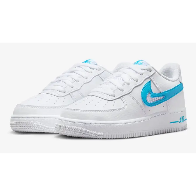 Nike Air Force 1 Low GS White Aqua | Where To Buy | FN7793-100 | The ...