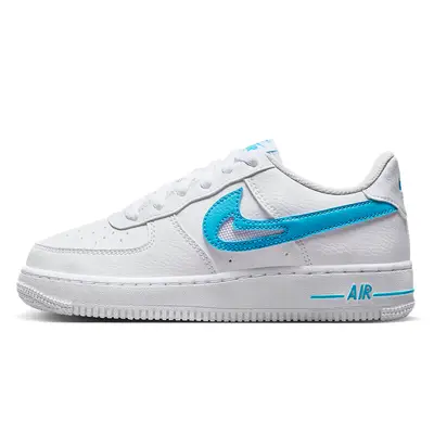 Nike Air Force 1 Low GS White Aqua | Where To Buy | FN7793-100 | The ...