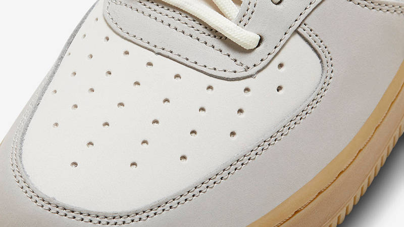 Nike Air Force 1 Low Light Bone Gum FD3365-001 Detail