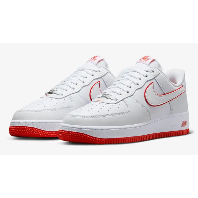 Nike Air Force 1 Low Outline White Picante Red | Where To Buy | DV0788 ...