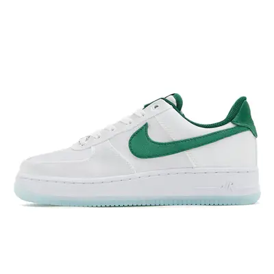 Nike Air Force 1 Low Satin White Green | Where To Buy | DX6541-101 ...