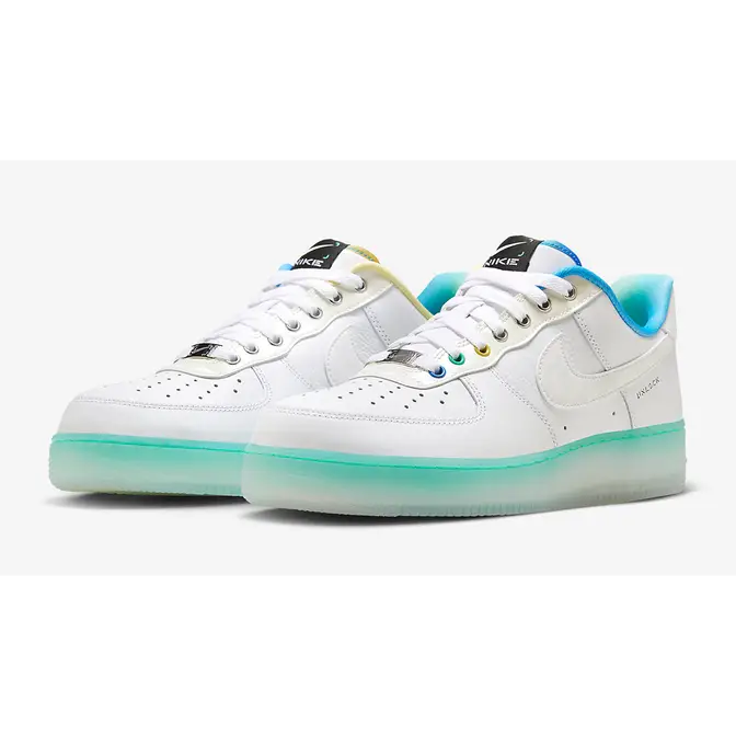 Light Baby Blue Custom Air Force 1 Low/Mid/High Sneakers Low / 4.5 Y / 6 W