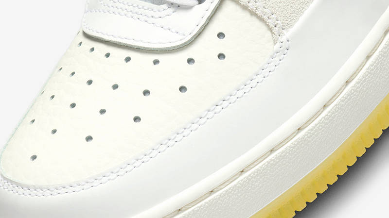 Nike Air Force 1 Low White Opti Yellow FQ0709-100 Detail
