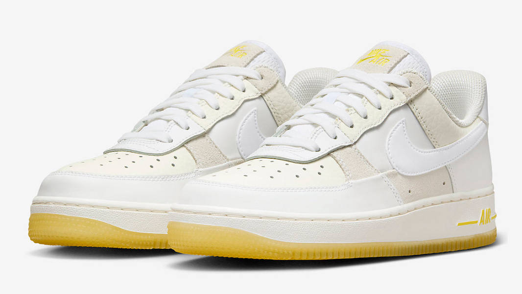 Nike Air Force 1 Low White Opti Yellow FQ0709-100 Side