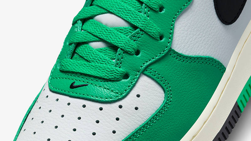 Nike Air Force 1 Mid Split White Green DZ2554-100 Detail