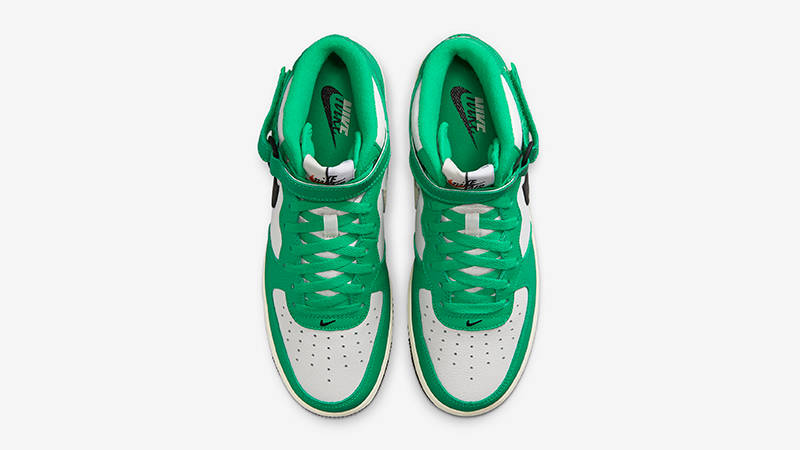 Nike Air Force 1 Mid Split White Green DZ2554-100 Top