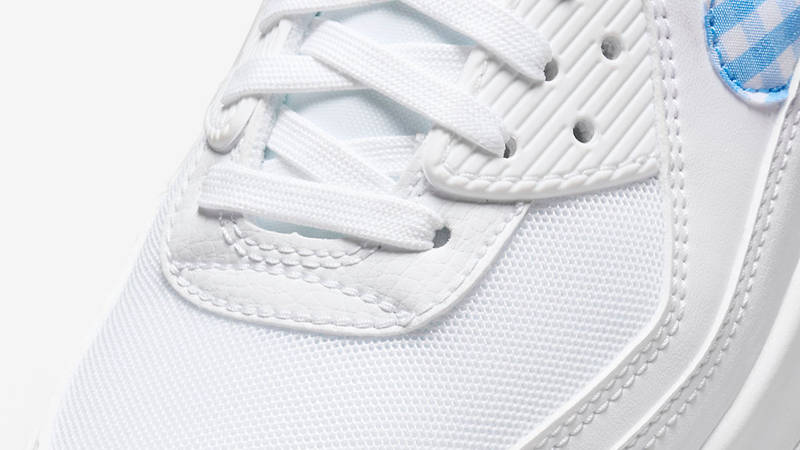Nike Air Max 90 Blue Gingham FQ0207-100 detail