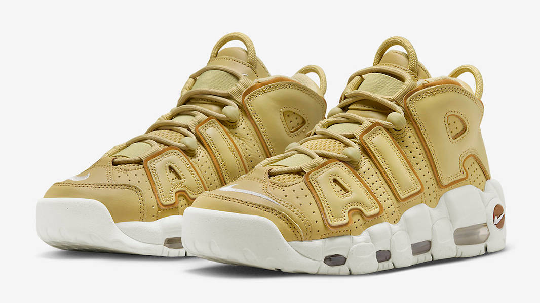 Nike Air More Uptempo Buff Gold DV1137-700 Side