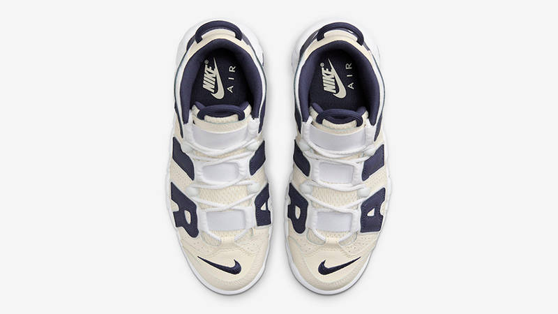 Nike Air More Uptempo Coconut Milk Navy FQ2762-100 Top