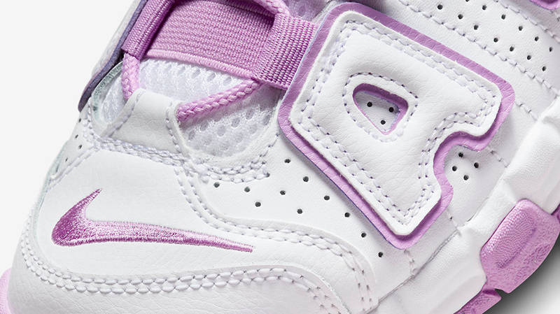Nike Air More Uptempo GS White Lilac FN6976-100 Detail