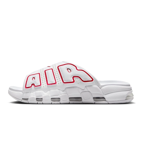 Nike Air More Uptempo Slide White Red FD9884-100