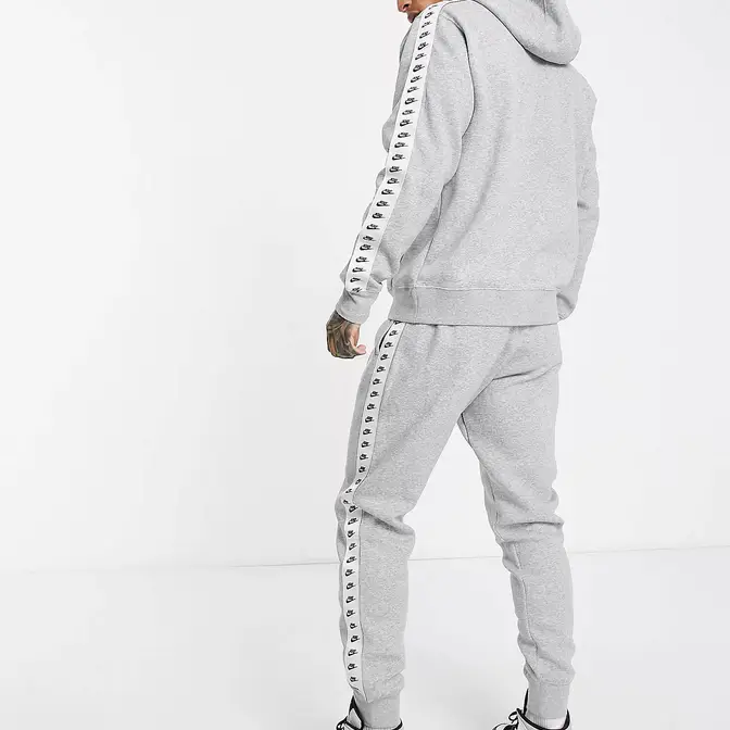 Nike Club fleece tracksuit grey back