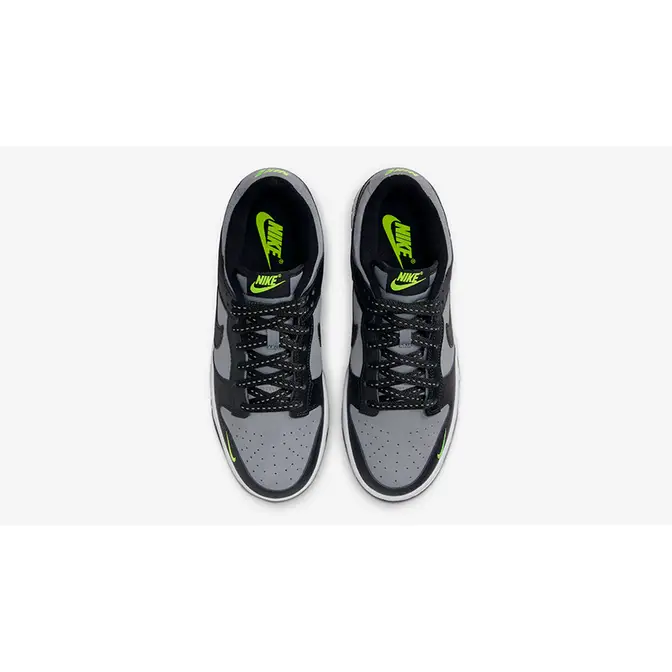 Nike Dunk Low Black Grey Green Strike FQ2205-001 - SoleSnk