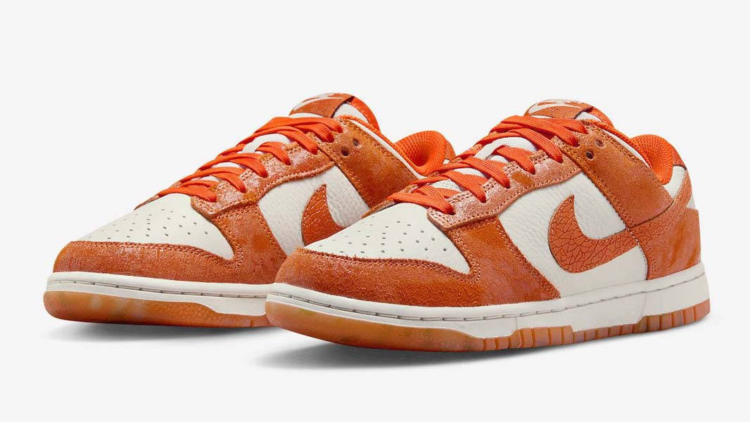 Nike Dunk Low Cracked Orange Front