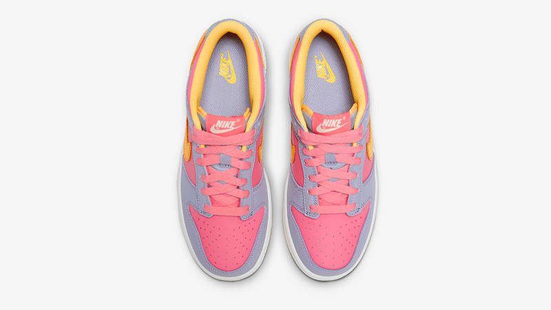 purple pink and orange jordans