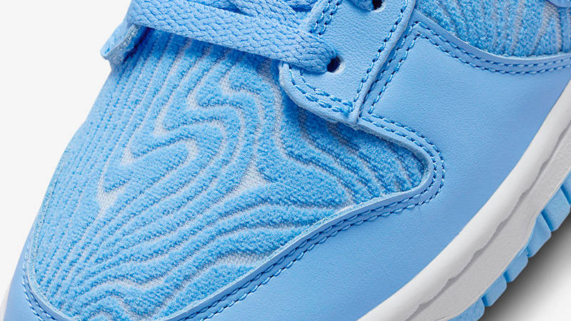 Nike Dunk Low Topography University Blue FN6834-412 Detail