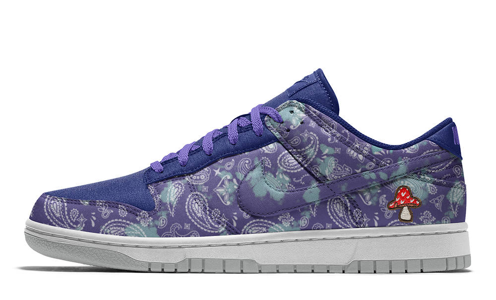 nike dunk by you paisley